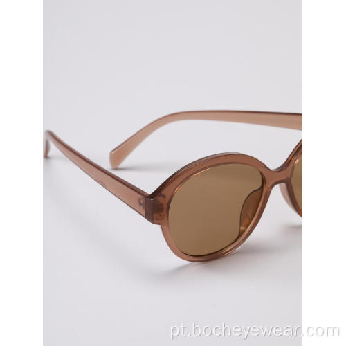 2022 New Eyewear Retro redondo óculos de sol de plástico feminino Sunglasse